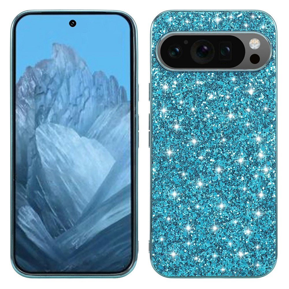 EIDERWOOD Google Pixel 10 Pro XL Glitter Deksel - Blå