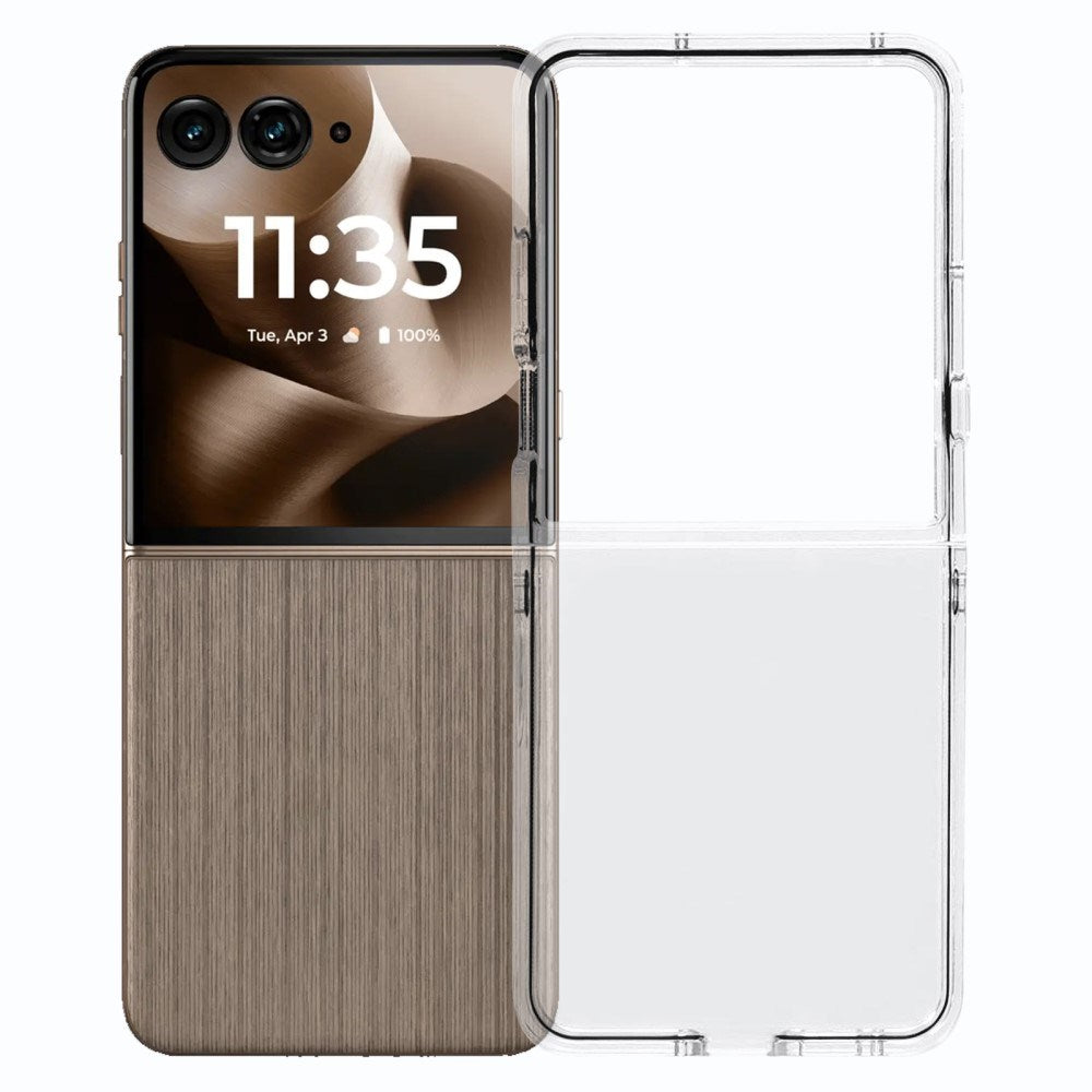 EIDERWOOD Motorola Razr 70 Ultra / Razr 60 Ultra Hardt Plast Deksel - Gjennomsiktig