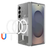 EIDERWOOD Samsung Galaxy Z Fold7 Hybrid Plast Deksel - MagSafe Kompatibel - Gjennomsiktig