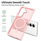 EIDERWOOD Samsung Galaxy Z Fold7 Matt Hybrid Deksel - MagSafe Kompatibel - Gjennomsiktig / Rosa