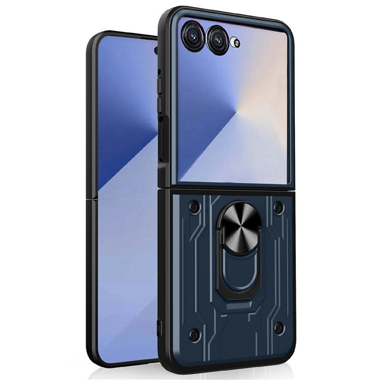 EIDERWOOD Samsung Galaxy Z Flip7 Hybrid Håndverker Deksel m. Kickstand - Grå