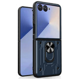 EIDERWOOD Samsung Galaxy Z Flip7 Hybrid Håndverker Deksel m. Kickstand - Grå