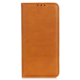 Samsung Galaxy S23 Magnetisk Flippdeksel med Lommebok - Brun