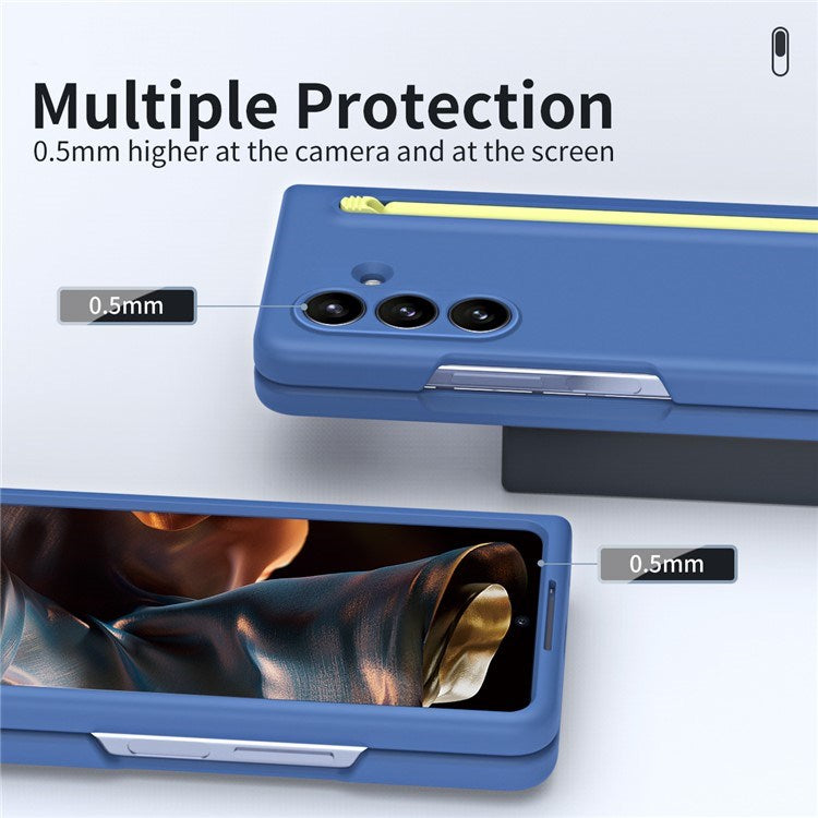 EIDERWOOD Samsung Galaxy Z Fold7 Hard Plast Deksel m. Stylus - Blå