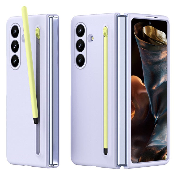 EIDERWOOD Samsung Galaxy Z Fold7 Hard Plast Deksel m. Stylus - Lilla