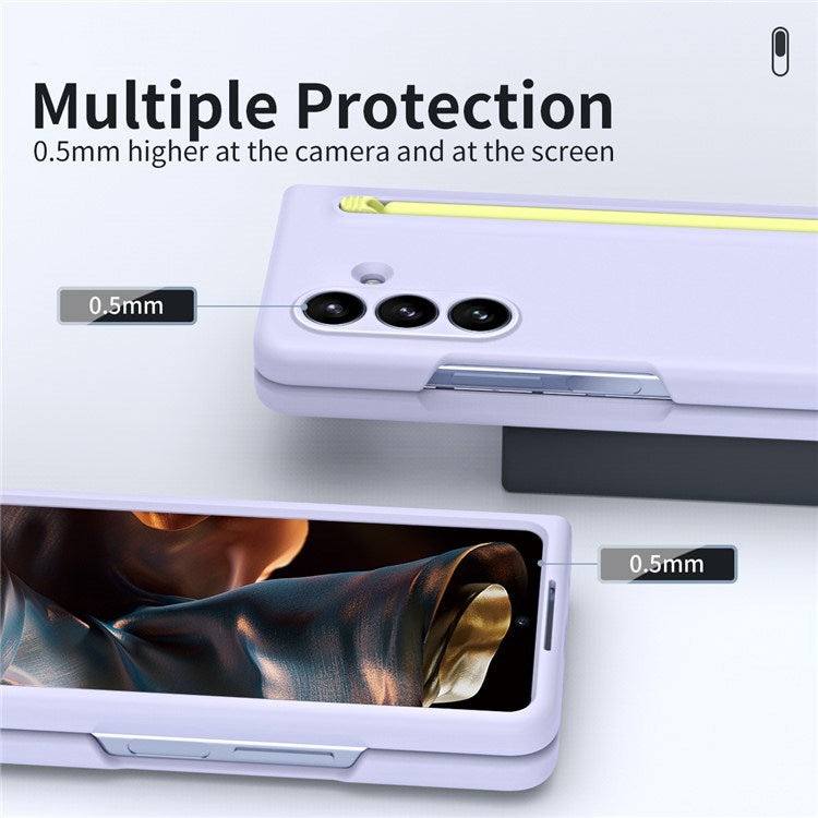 EIDERWOOD Samsung Galaxy Z Fold7 Hard Plast Deksel m. Stylus - Lilla