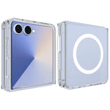 EIDERWOOD Samsung Galaxy Z Flip7 Hybrid Plast Deksel - MagSafe Kompatibel - Gjennomsiktig