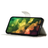 EIDERWOOD iPhone 17 Pro Max Kunstskinn Flip Deksel med Lommebok & Stropp – Blå Sommerfugl
