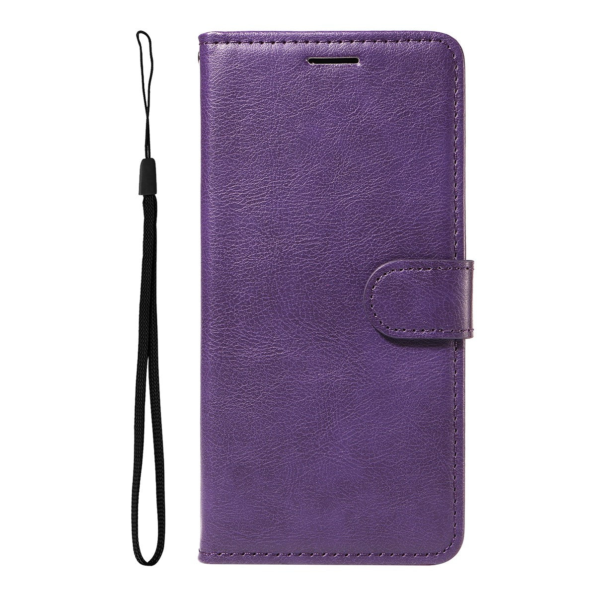 EIDERWOOD iPhone 17 Pro Deksel i Kunstskinn med Lommebok & Stropp - Lilla