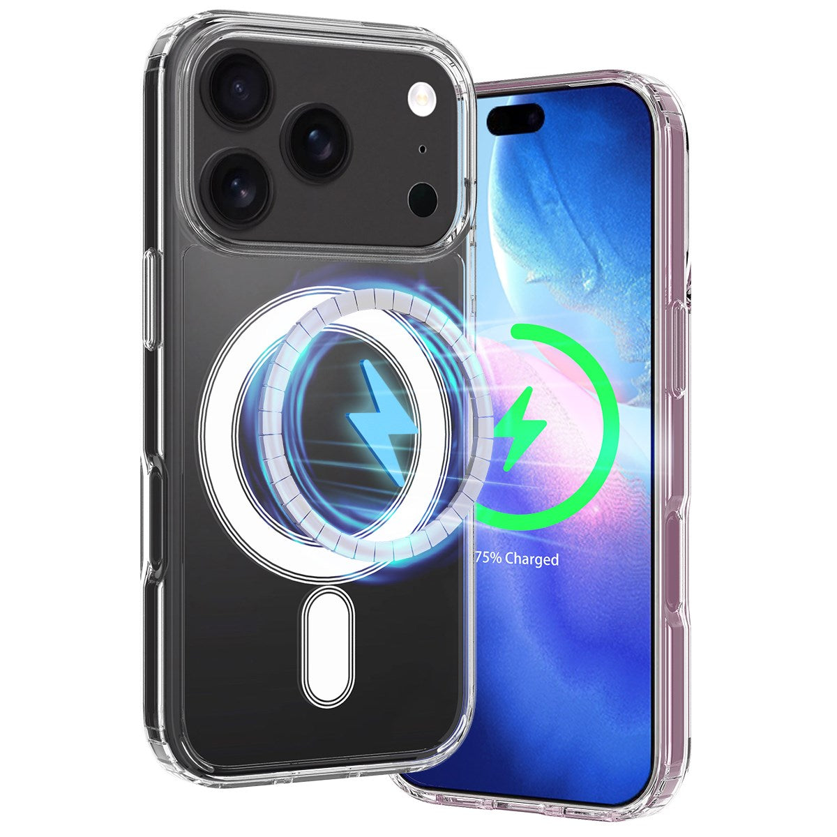 EIDERWOOD iPhone 17 Pro Hybrid Plast Deksel - MagSafe Kompatibel - Gjennomsiktig