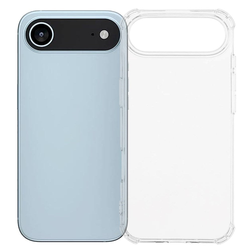 EIDERWOOD iPhone Air Fleksibelt Plast Deksel med Forsterkede Hjørner - Gjennomsiktig