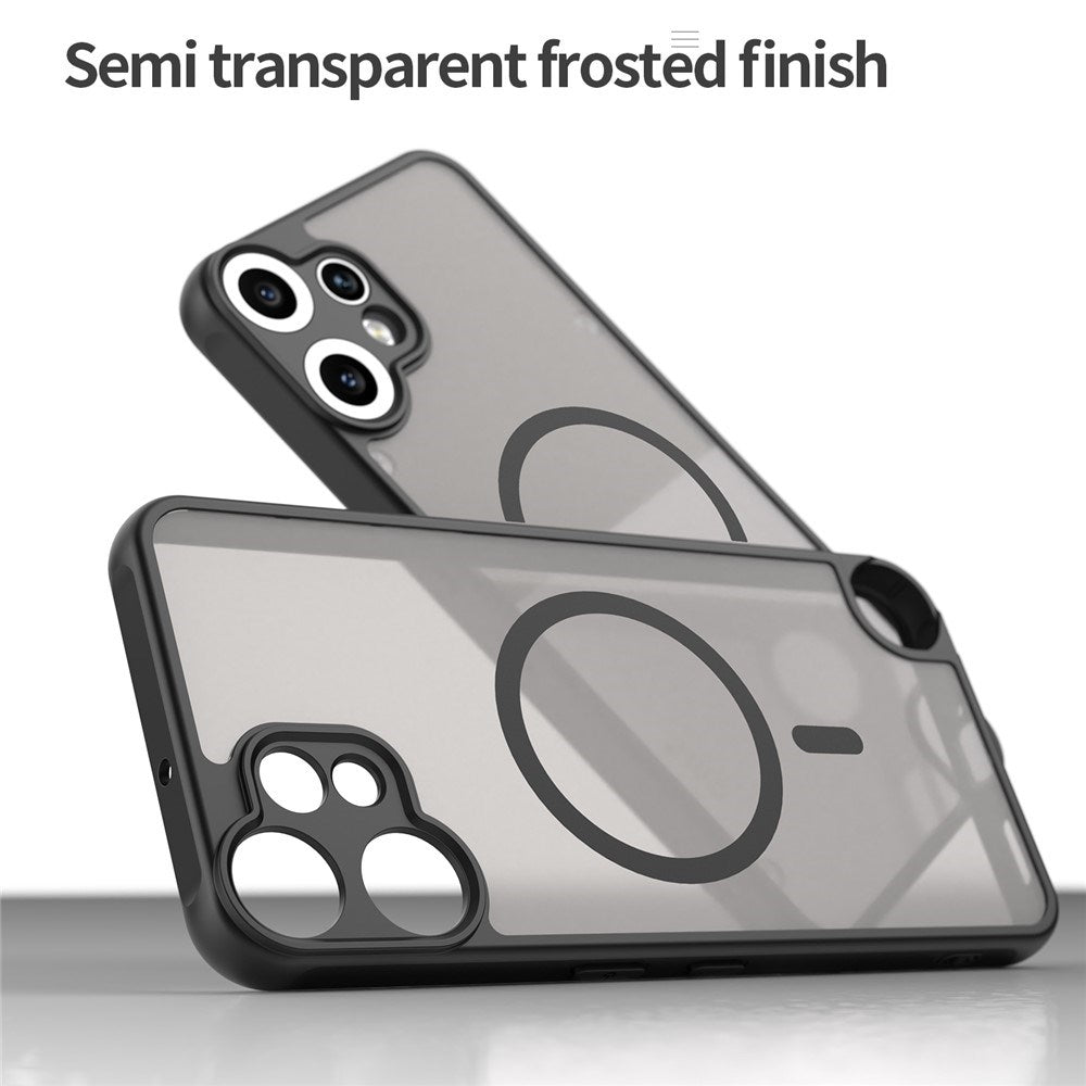 Nothing CMF Phone 2 Pro EIDERWOOD Hybrid Plast Deksel - MagSafe Kompatibel - Svart