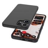 Nothing CMF Phone 2 Pro EIDERWOOD Matt Fleksibel Plast Deksel - Svart