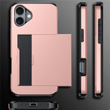 EIDERWOOD iPhone 17 Hybrid Deksel med Kortholder – Gull