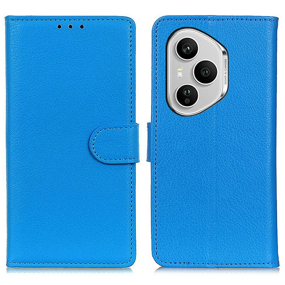 EIDERWOOD Honor 400 Pro Kunstskinn Flip Deksel m. Kortholder & Ståfunksjon - Blå