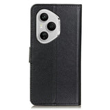 EIDERWOOD Honor 400 Pro Kunstskinn Flip Deksel m. Kortholder & Ståfunksjon - Svart
