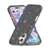 EIDERWOOD iPhone 17 Hybrid Plast Deksel - Svart Glitter