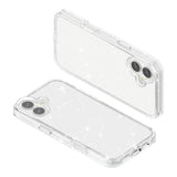 EIDERWOOD iPhone 17 Hybrid Plast Deksel - Hvit Glitter