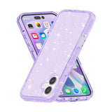 EIDERWOOD iPhone 17 Hybrid Plast Deksel - Lilla Glitter