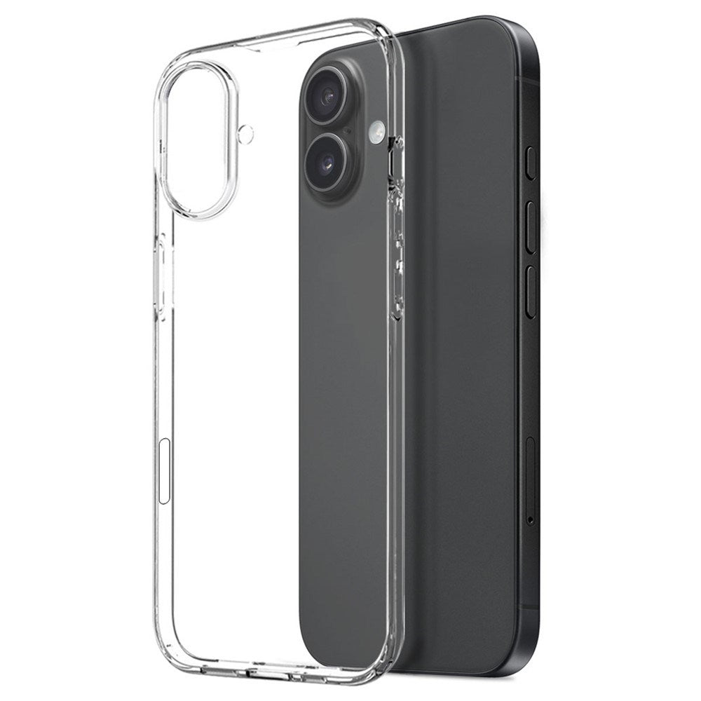 NORTHJO iPhone 17 3-i-1 Beskyttelsessett m. Fleksibelt Plast Deksel / Herdet Skjermbeskyttelsesglass / Kameralinsebeskytterglass - Gjennomsiktig
