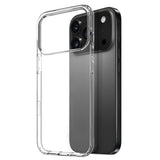 NORTHJO iPhone 17 Pro 3-i-1 Beskyttelsessett m. Fleksibelt Plast Deksel / Herdet Skjermbeskyttelsesglass / Kameralinsebeskytterglass - Gjennomsiktig