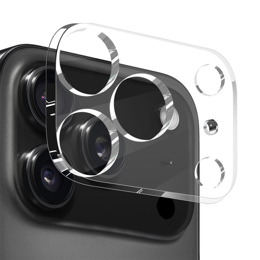 NORTHJO iPhone 17 Pro 3-i-1 Beskyttelsessett m. Fleksibelt Plast Deksel / Herdet Skjermbeskyttelsesglass / Kameralinsebeskytterglass - Gjennomsiktig