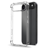 NORTHJO iPhone Air 2-i-1 Beskyttelsessett m. Støtabsorberende Fleksibelt Plast Deksel & Herdet Skjermbeskyttelsesglass - Gjennomsiktig