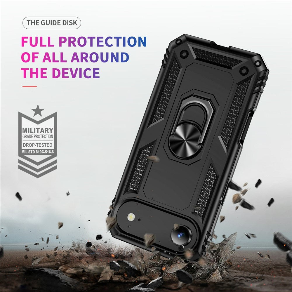 EIDERWOOD iPhone Air Hybrid Håndverker Deksel m. Kickstand - Svart