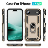 EIDERWOOD iPhone Air Hybrid Håndverker Deksel m. Kickstand - Gull