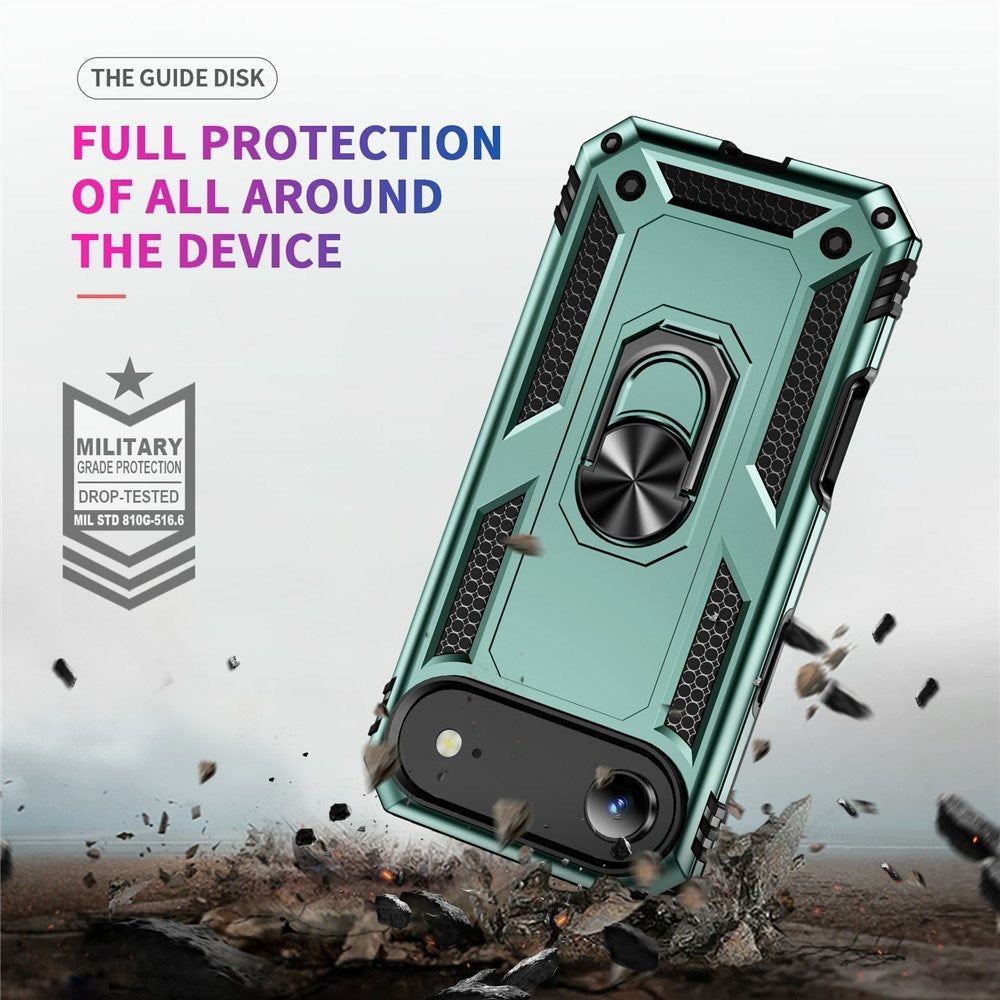 EIDERWOOD iPhone Air Hybrid Håndverker Deksel m. Kickstand - Grønn