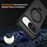 EIDERWOOD Google Pixel 10 / 10 Pro / 9 / 9 Pro Hybrid Deksel med Kickstand - MagSafe Kompatibel - Svart