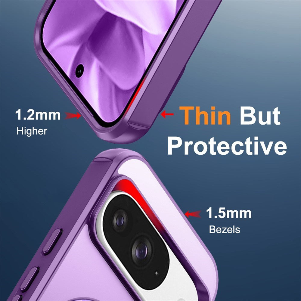EIDERWOOD Google Pixel 10 / 10 Pro / 9 / 9 Pro Hybrid Deksel med Kickstand - MagSafe Kompatibel - Lilla