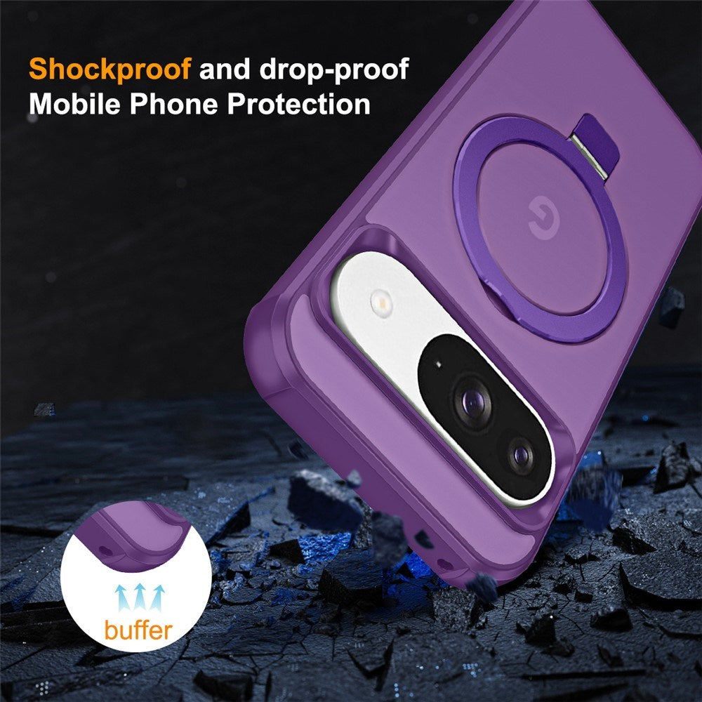 EIDERWOOD Google Pixel 10 / 10 Pro / 9 / 9 Pro Hybrid Deksel med Kickstand - MagSafe Kompatibel - Lilla