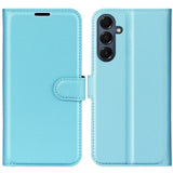 EIDERWOOD Samsung Galaxy A17 (5G) Litchi Kunstskinn Flip Deksel med Lommebok - Blå