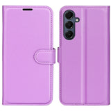 EIDERWOOD Samsung Galaxy A17 (5G) Litchi Kunstskinn Flip Deksel med Lommebok - Lilla