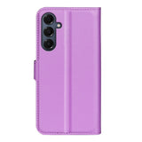 EIDERWOOD Samsung Galaxy A17 (5G) Litchi Kunstskinn Flip Deksel med Lommebok - Lilla