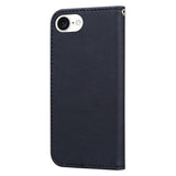 iPhone 17e / 16e Kunstskinn Flip Deksel m. Figur - Svart