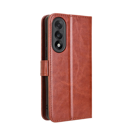 EIDERWOOD OnePlus Nord 5 Kunstskinn Flip Deksel m. Strop - Brun