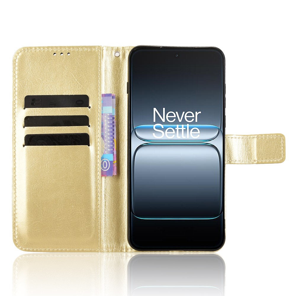 EIDERWOOD OnePlus Nord 5 Kunstskinn Flip Deksel m. Strop - Gull