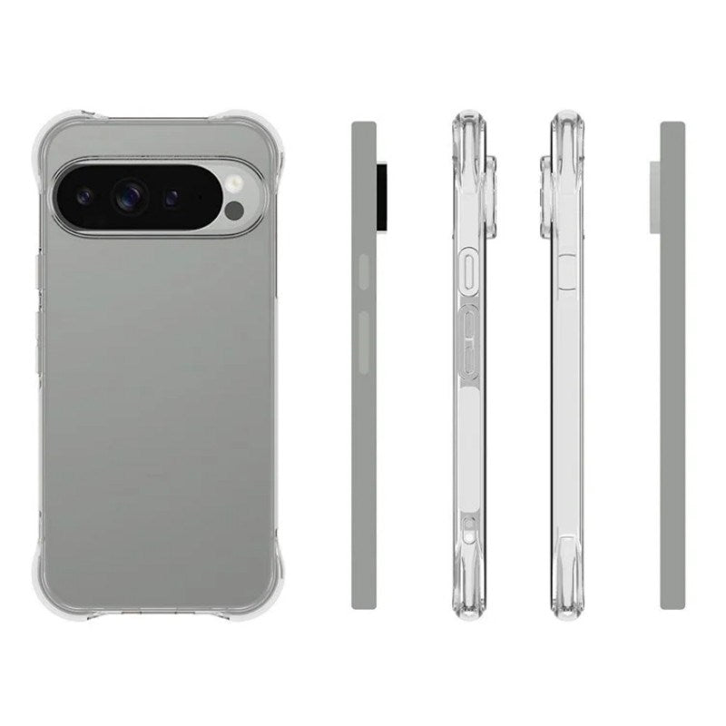 EIDERWOOD Google Pixel 10 Pro XL Plast Deksel m. Støtdempende Hjørner - Gjennomsiktig