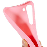 Samsung Galaxy S23 Deksel i Matt Fleksibel Plast  - Rosa