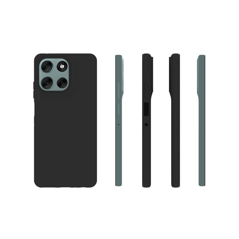 EIDERWOOD Motorola Moto G56 Matt Fleksibelt Plast Deksel - Svart