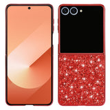 EIDERWOOD Samsung Galaxy Z Flip7 Glitter Deksel - Rød