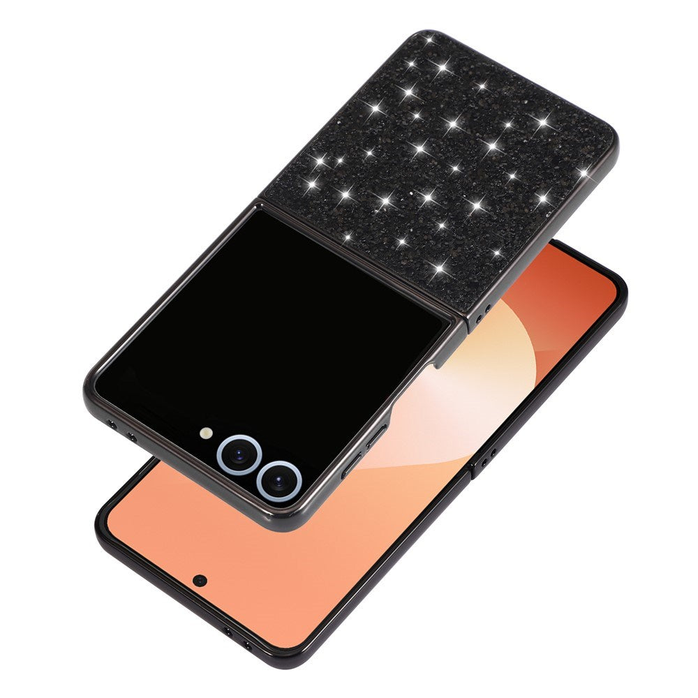 EIDERWOOD Samsung Galaxy Z Flip7 Glitter Deksel - Rød