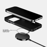 iPhone 18 Pro / 17 Pro ABEEL Hybrid Deksel med Karbonfibertekstur - MagSafe Kompatibel - Svart