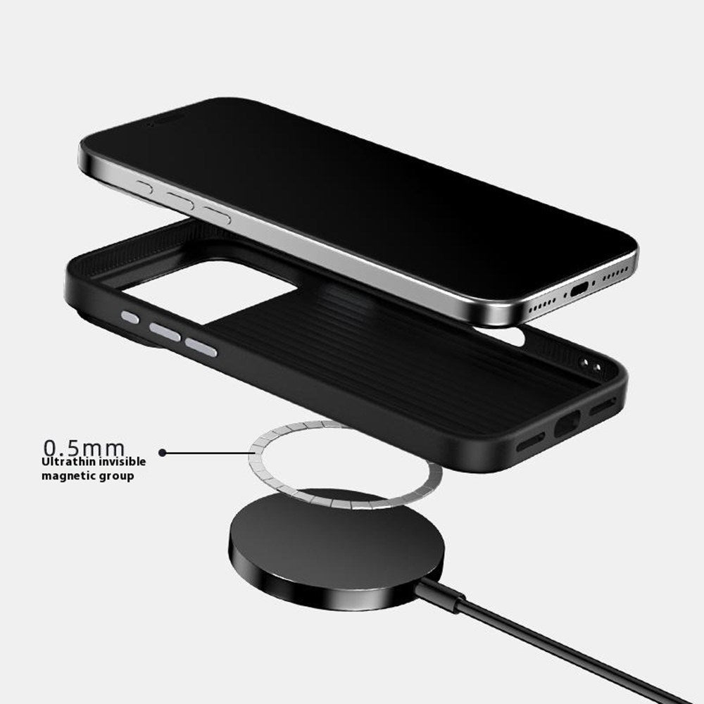 iPhone 18 Pro Max / 17 Pro Max ABEEL Hybrid Deksel - MagSafe Kompatibel - Svart