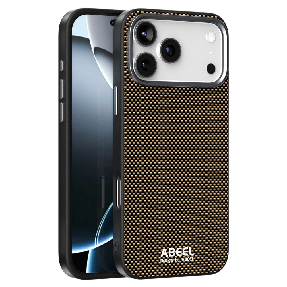 iPhone 18 Pro Max / 17 Pro Max ABEEL Hybrid Deksel - MagSafe Kompatibel - Gull