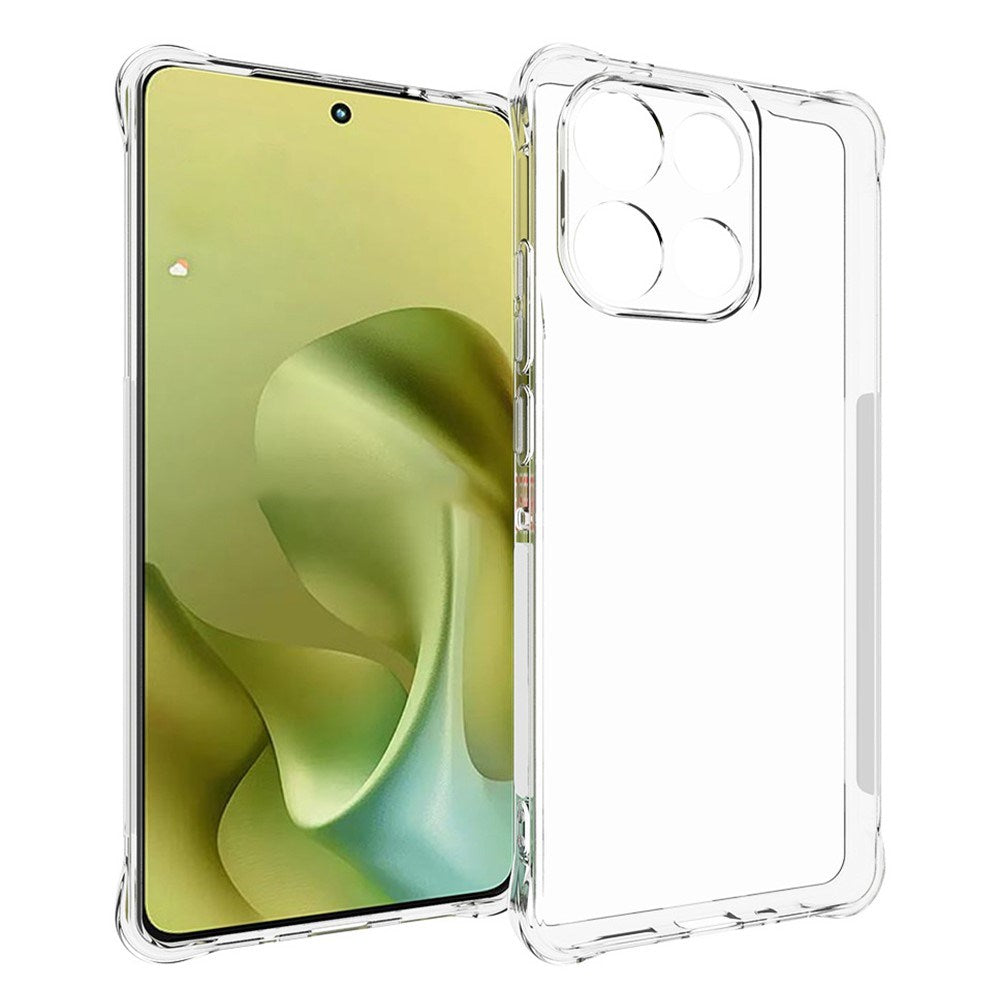EIDERWOOD Motorola Moto G86 Plast Deksel med Støtdempende Hjørner - Gjennomsiktig