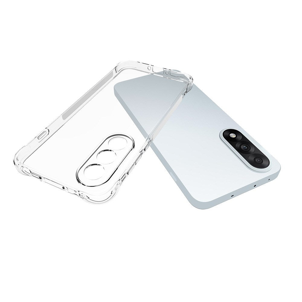 OnePlus Nord 5 Plast Deksel m. Støtdempende Hjørner - Gjennomsiktig