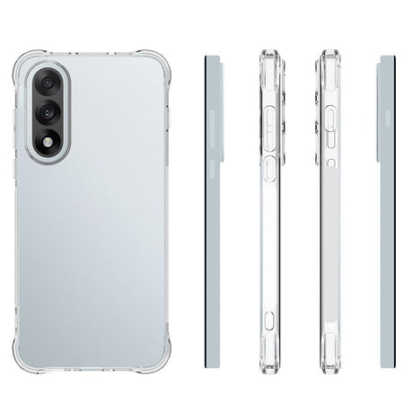 OnePlus Nord 5 Plast Deksel m. Støtdempende Hjørner - Gjennomsiktig